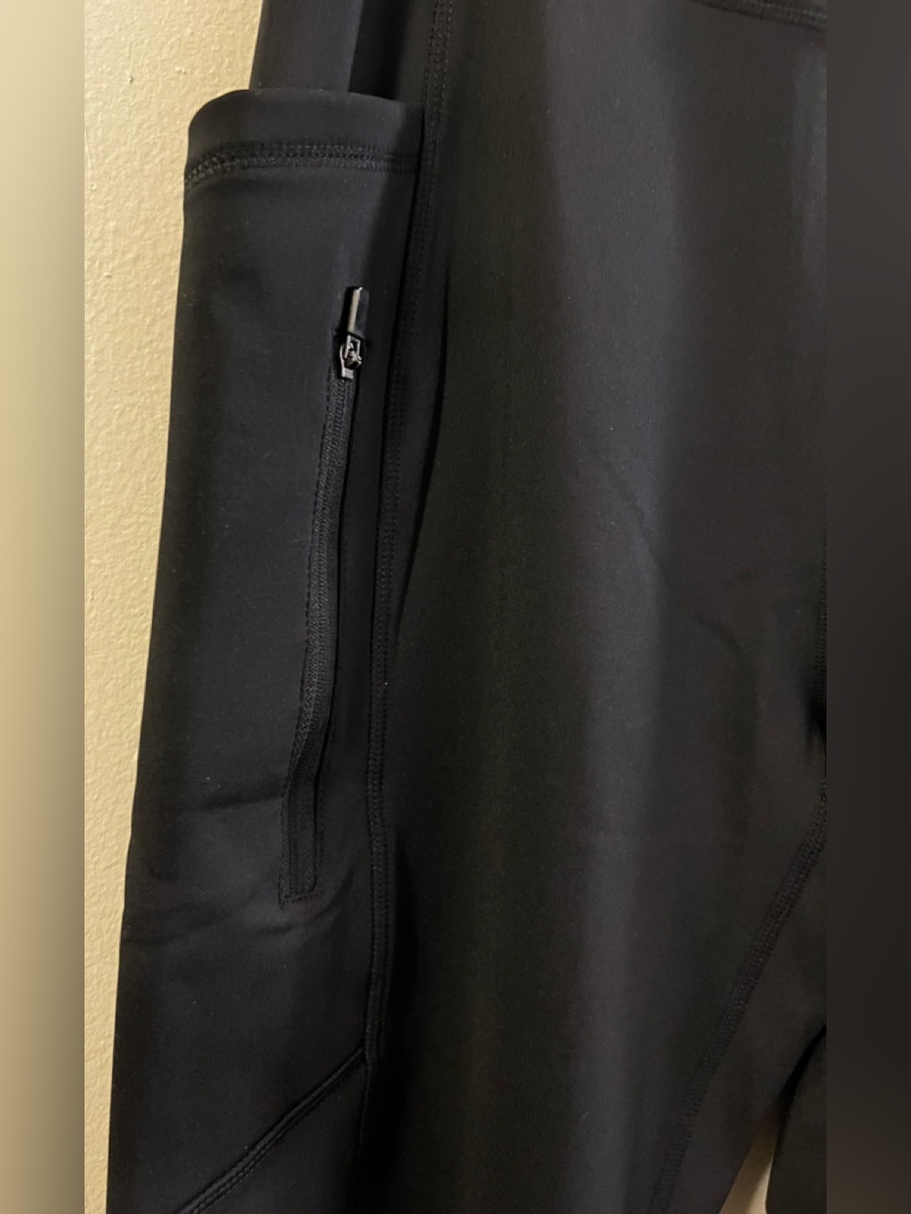 Black Flared Active Leggings with Side Pockets by Afitne (Size M) - Picture 3 of 7